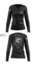 MOF/MOPO 50552266 Women's Long Sleeve V-neck Shirt - 32