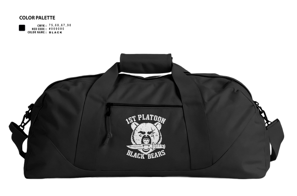 Duffle Bag, 1ST PLT, 94MP, Army, Teamtime, Team time, sublimation, custom sports apparel, team uniforms, spirit wear, spiritwear, sports uniforms, custom shirts, team store, custom team store, fundraiser sports, apparel fundraiser