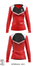Adamsville Cardinals Cheer 29243302 Women's Long Sleeve V-neck Shirt - 1