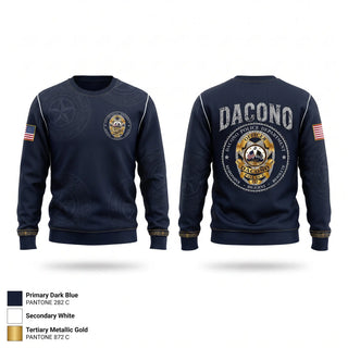 Crew Neck Sweatshirt, Dacono Police Department, Police, Teamtime, Team time, sublimation, custom sports apparel, team uniforms, spirit wear, spiritwear, sports uniforms, custom shirts, team store, custom team store, fundraiser sports, apparel fundraiser