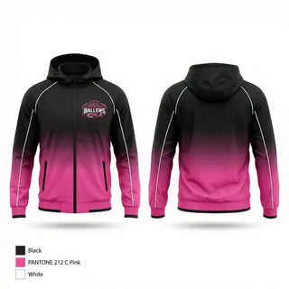 Windbreaker, Pittsburgh Ballers, Women's Basketball, Teamtime, Team time, sublimation, custom sports apparel, team uniforms, spirit wear, spiritwear, sports uniforms, custom shirts, team store, custom team store, fundraiser sports, apparel fundraiser