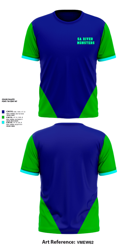 Short Sleeve Performance Shirt, SA River Monsters, Baseball, Teamtime, Team time, sublimation, custom sports apparel, team uniforms, spirit wear, spiritwear, sports uniforms, custom shirts, team store, custom team store, fundraiser sports, apparel fundraiser