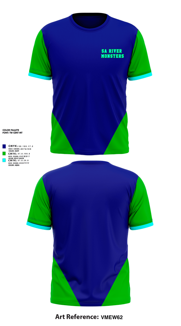 Short Sleeve Performance Shirt, SA River Monsters, Baseball, Teamtime, Team time, sublimation, custom sports apparel, team uniforms, spirit wear, spiritwear, sports uniforms, custom shirts, team store, custom team store, fundraiser sports, apparel fundraiser