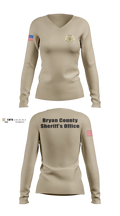 Bryan County Sheriff’s Office Women's Long Sleeve V-neck Shirt - 3