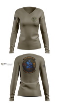 111th Ground Surgical Team Women's Long Sleeve V-neck Shirt - 6
