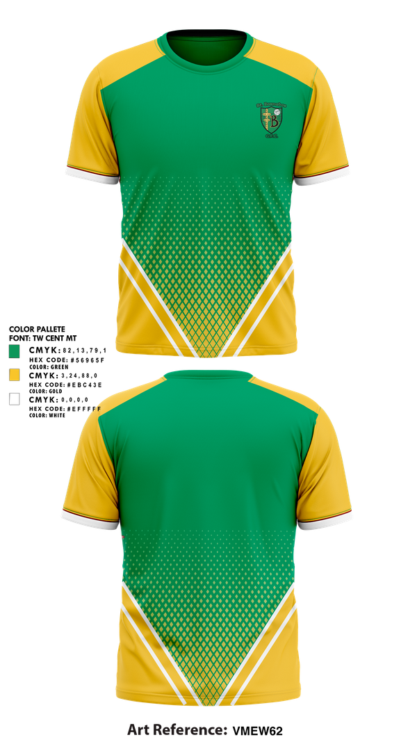 Short Sleeve Performance Shirt, St. Barnabas GFC Football, , Teamtime, Team time, sublimation, custom sports apparel, team uniforms, spirit wear, spiritwear, sports uniforms, custom shirts, team store, custom team store, fundraiser sports, apparel fundraiser