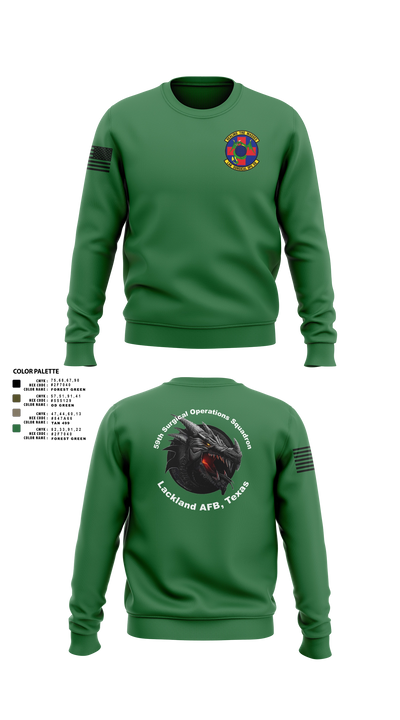 59th Surgical Operations Squadron 37744422 Crew Neck Sweatshirt - 114