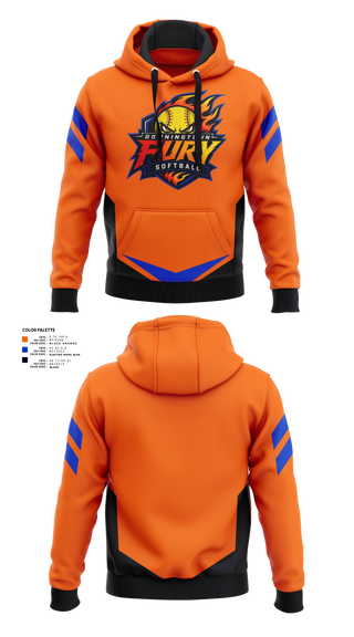 Hoodie, Downingtown Fury, Softball, Teamtime, Team time, sublimation, custom sports apparel, team uniforms, spirit wear, spiritwear, sports uniforms, custom shirts, team store, custom team store, fundraiser sports, apparel fundraiser