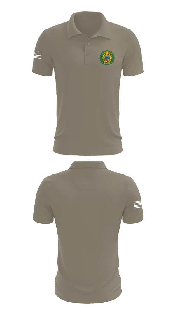 Short Sleeve Performance Polo, Pine Township Engine Company, Fire Department, Teamtime, Team time, sublimation, custom sports apparel, team uniforms, spirit wear, spiritwear, sports uniforms, custom shirts, team store, custom team store, fundraiser sports, apparel fundraiser