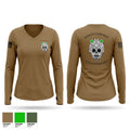 451 B Co Los Bastardos Women's Long Sleeve V-neck Shirt - 1