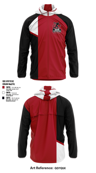 Windbreaker, 209Throwers, Track & Field, Teamtime, Team time, sublimation, custom sports apparel, team uniforms, spirit wear, spiritwear, sports uniforms, custom shirts, team store, custom team store, fundraiser sports, apparel fundraiser