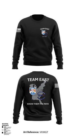 Crew Neck Sweatshirt, Medical Readiness Command, East, Army, Teamtime, Team time, sublimation, custom sports apparel, team uniforms, spirit wear, spiritwear, sports uniforms, custom shirts, team store, custom team store, fundraiser sports, apparel fundraiser