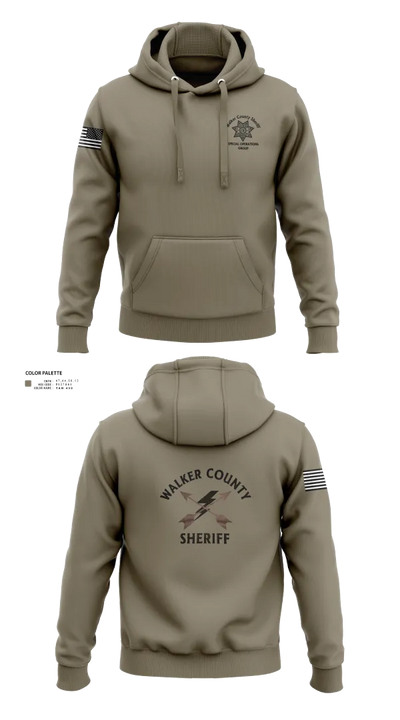 Walker County Sheriff SOG Team 13437344 Hoodie - 22