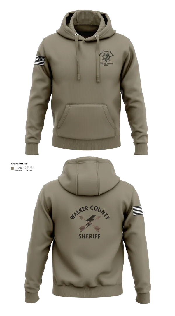 Hoodie, Walker County Sheriff SOG Team, , Teamtime, Team time, sublimation, custom sports apparel, team uniforms, spirit wear, spiritwear, sports uniforms, custom shirts, team store, custom team store, fundraiser sports, apparel fundraiser