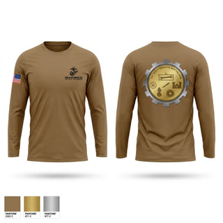 Long Sleeve Performance Shirt, OMC 1st Maintenance, Marines, Teamtime, Team time, sublimation, custom sports apparel, team uniforms, spirit wear, spiritwear, sports uniforms, custom shirts, team store, custom team store, fundraiser sports, apparel fundraiser