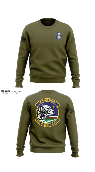 Crew Neck Sweatshirt, 176 SFS, National Guard, Teamtime, Team time, sublimation, custom sports apparel, team uniforms, spirit wear, spiritwear, sports uniforms, custom shirts, team store, custom team store, fundraiser sports, apparel fundraiser