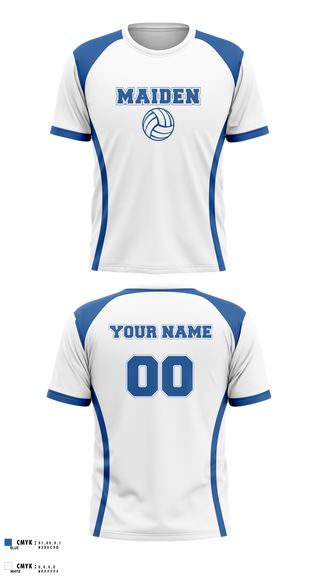 Short Sleeve Performance Shirt, Maiden High School Volleyball, Women's Volleyball, Teamtime, Team time, sublimation, custom sports apparel, team uniforms, spirit wear, spiritwear, sports uniforms, custom shirts, team store, custom team store, fundraiser sports, apparel fundraiser