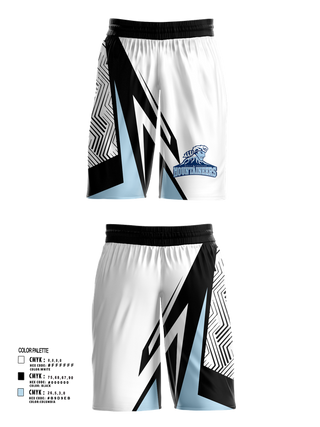Womens Basketball Shorts, West Orange Mountaineers Basketball, Women's Basketball, Teamtime, Team time, sublimation, custom sports apparel, team uniforms, spirit wear, spiritwear, sports uniforms, custom shirts, team store, custom team store, fundraiser sports, apparel fundraiser
