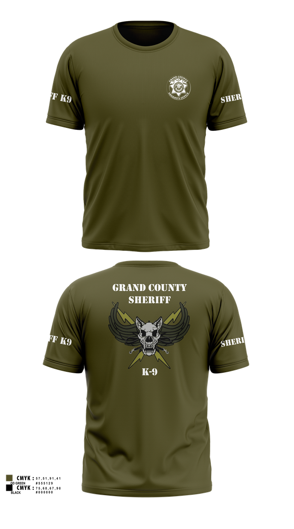 GCSO K9 Old School Cotton Feel Shirt - 118