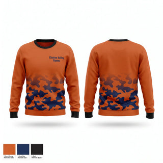 Crew Neck Sweatshirt, Clayton Valley Flames, Softball, Teamtime, Team time, sublimation, custom sports apparel, team uniforms, spirit wear, spiritwear, sports uniforms, custom shirts, team store, custom team store, fundraiser sports, apparel fundraiser