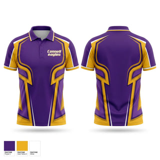 Short Sleeve Performance Polo, Connell eagles, Men's Basketball, Teamtime, Team time, sublimation, custom sports apparel, team uniforms, spirit wear, spiritwear, sports uniforms, custom shirts, team store, custom team store, fundraiser sports, apparel fundraiser