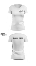 OKOLI CORP 64038817 Women's Short Sleeve V-neck Shirt - 22