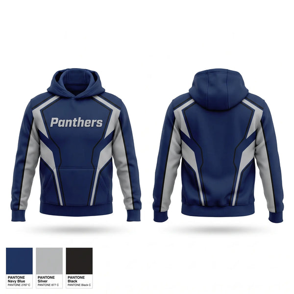 Hoodie, Panthers, Men's Basketball, Teamtime, Team time, sublimation, custom sports apparel, team uniforms, spirit wear, spiritwear, sports uniforms, custom shirts, team store, custom team store, fundraiser sports, apparel fundraiser