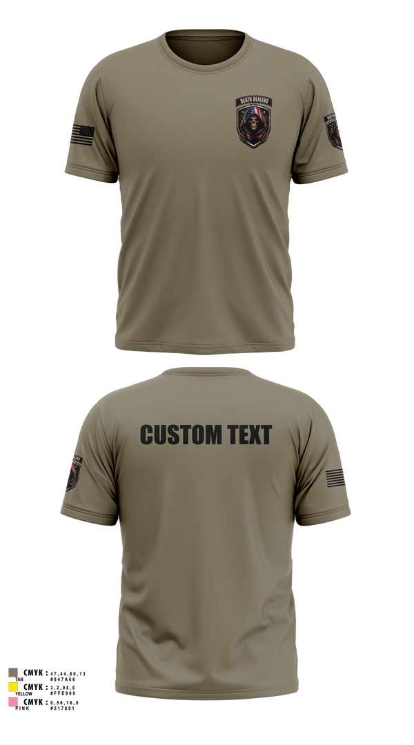 Short Sleeve Performance Shirt, Death DealersDeath Dealers Airsoft, Spirit Store, Teamtime, Team time, sublimation, custom sports apparel, team uniforms, spirit wear, spiritwear, sports uniforms, custom shirts, team store, custom team store, fundraiser sports, apparel fundraiser