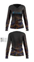 Brand Makers Women's Long Sleeve V-neck Shirt - 3