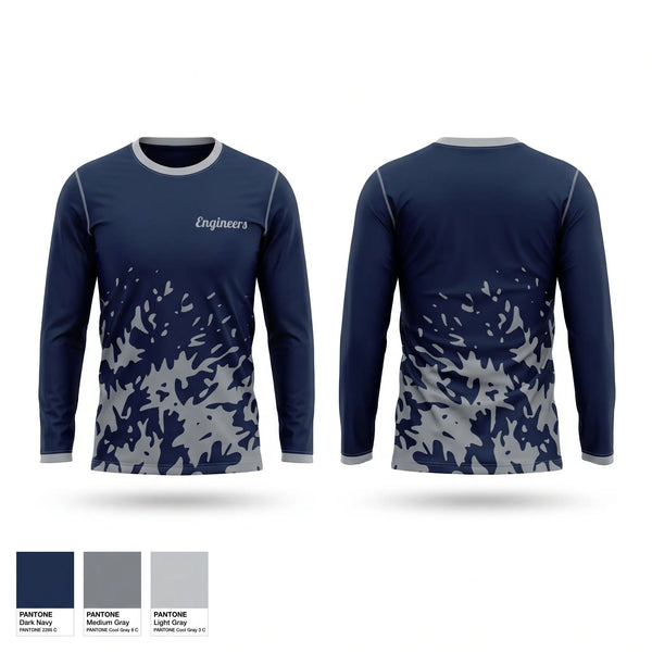 Long Sleeve Performance Shirt, Engineers, Baseball, Teamtime, Team time, sublimation, custom sports apparel, team uniforms, spirit wear, spiritwear, sports uniforms, custom shirts, team store, custom team store, fundraiser sports, apparel fundraiser