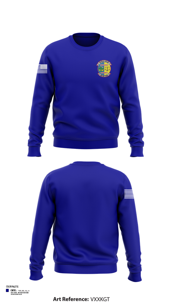 Crew Neck Sweatshirt, Newton Police Department, Police, Teamtime, Team time, sublimation, custom sports apparel, team uniforms, spirit wear, spiritwear, sports uniforms, custom shirts, team store, custom team store, fundraiser sports, apparel fundraiser