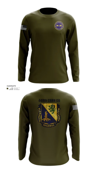 Long Sleeve Performance Shirt, 440th CBRN CO, , Teamtime, Team time, sublimation, custom sports apparel, team uniforms, spirit wear, spiritwear, sports uniforms, custom shirts, team store, custom team store, fundraiser sports, apparel fundraiser