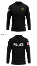 Houston Police Northeast Patrol Long Sleeve Hooded Sun Shirt - 9