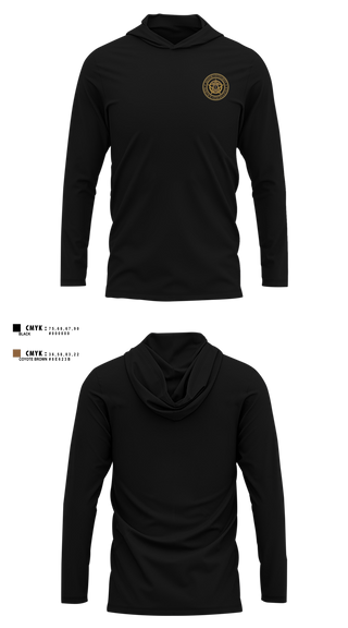 Long Sleeve Performance Shirt with hood, Webster County Sheriff's Office, Police, Teamtime, Team time, sublimation, custom sports apparel, team uniforms, spirit wear, spiritwear, sports uniforms, custom shirts, team store, custom team store, fundraiser sports, apparel fundraiser
