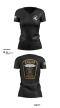 Euclid Police Traffic Unit 56875160 Women's Short Sleeve V-neck Shirt - 25