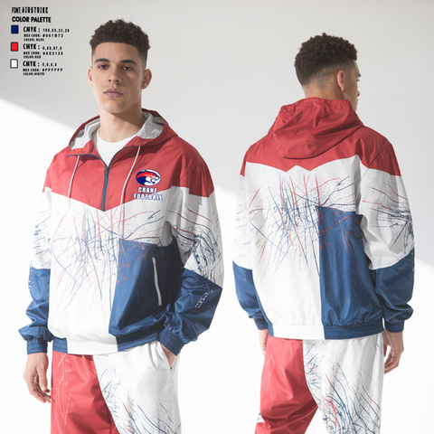Windbreaker, Crane Medical Preparatory High School Football, , Teamtime, Team time, sublimation, custom sports apparel, team uniforms, spirit wear, spiritwear, sports uniforms, custom shirts, team store, custom team store, fundraiser sports, apparel fundraiser