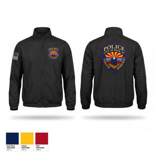Windbreaker, Page Police, Police, Teamtime, Team time, sublimation, custom sports apparel, team uniforms, spirit wear, spiritwear, sports uniforms, custom shirts, team store, custom team store, fundraiser sports, apparel fundraiser