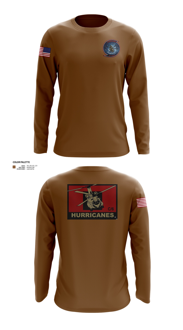 Long Sleeve Performance Shirt, Hurricanes, Army, Teamtime, Team time, sublimation, custom sports apparel, team uniforms, spirit wear, spiritwear, sports uniforms, custom shirts, team store, custom team store, fundraiser sports, apparel fundraiser