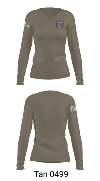 Womens Long Sleeve Vneck Shirt, Defiance Police Department, Police, Teamtime, Team time, sublimation, custom sports apparel, team uniforms, spirit wear, spiritwear, sports uniforms, custom shirts, team store, custom team store, fundraiser sports, apparel fundraiser