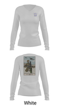 4-3 HHC 32133901 Women's Long Sleeve V-neck Shirt - 11