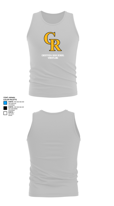 Crestview High School Wrestling 43313736 Tank Top - 13