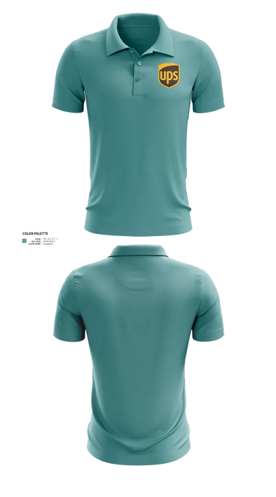 UPS 85885000 Short Sleeve Performance Polo - 23