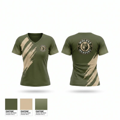 Wolves Meadery LLC Women's Short Sleeve V-neck Shirt - 1