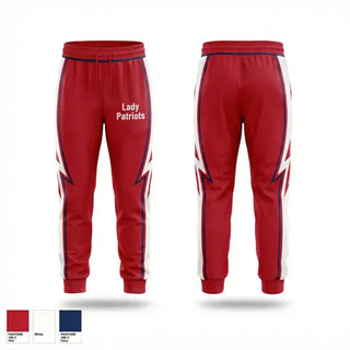 Sweatpants, Lady Patriots, Softball, Teamtime, Team time, sublimation, custom sports apparel, team uniforms, spirit wear, spiritwear, sports uniforms, custom shirts, team store, custom team store, fundraiser sports, apparel fundraiser