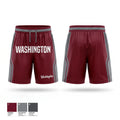 Washington high school (Kansas city ks Mens Reversible Basketball Shorts - 1