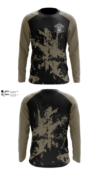 Long Sleeve Rash Guard Shirt, Richland County Sheriff's Department Training Unit, Police, Teamtime, Team time, sublimation, custom sports apparel, team uniforms, spirit wear, spiritwear, sports uniforms, custom shirts, team store, custom team store, fundraiser sports, apparel fundraiser