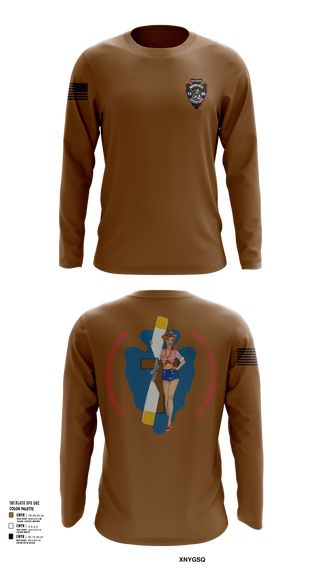 Long Sleeve Performance Shirt, B Co. 1/114th S&S, , Teamtime, Team time, sublimation, custom sports apparel, team uniforms, spirit wear, spiritwear, sports uniforms, custom shirts, team store, custom team store, fundraiser sports, apparel fundraiser