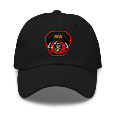 White Shield Fire Department Dad hat