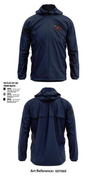 Windbreaker, East Side Fire Department (Belleville), Fire Department, Teamtime, Team time, sublimation, custom sports apparel, team uniforms, spirit wear, spiritwear, sports uniforms, custom shirts, team store, custom team store, fundraiser sports, apparel fundraiser