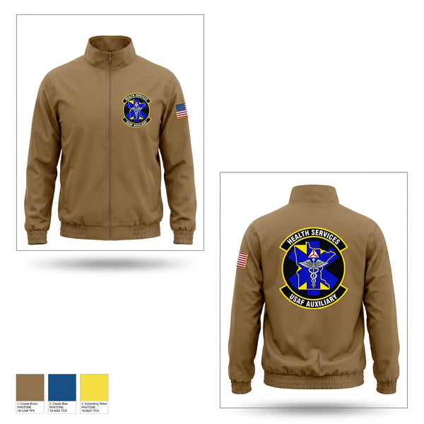 Windbreaker, Civil Air Patrol Minnesota Wing Health Service, Air Force, Teamtime, Team time, sublimation, custom sports apparel, team uniforms, spirit wear, spiritwear, sports uniforms, custom shirts, team store, custom team store, fundraiser sports, apparel fundraiser